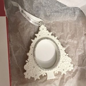 Hallmark “our first Christmas” picture ornament